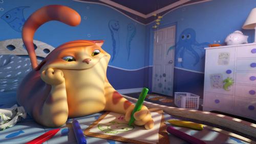 рисунок кошки