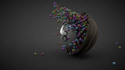 Абстрактные обои шариков скачать бесплатно