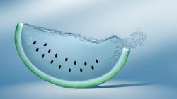 Абстрактный арбуз широкоформатные обои hd