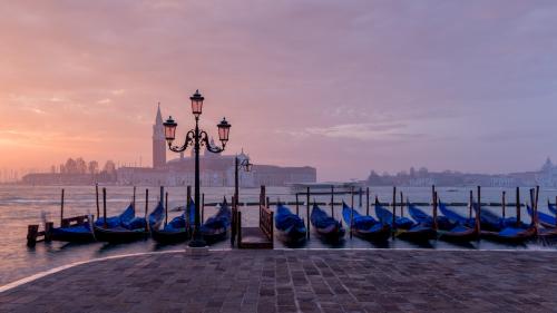 Венеция Италия Сан-Джорджо лодки