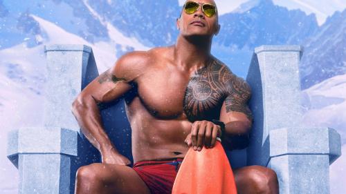 Дуэйн Джонсон в фильме Спасатели Малибу 2017 обои