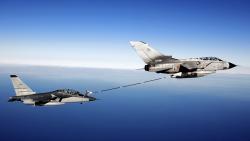 Истребитель воздух-воздух дозаправка HD обои