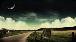 Картинки трассы 66 в США 3D фэнтези заставки на рабочий стол