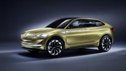 Купе-кроссовер Skoda Vision E Concept обои 4K