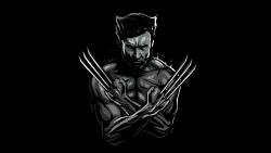 Логан, Росомаха, Хью Джекмен, минимализм картинки