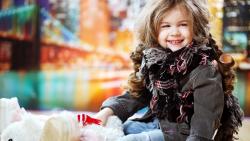 Модная маленькая девочка картинки для рабочего стола скачать