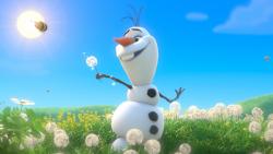 Олаф снеговик из мультфильма Холодное сердце