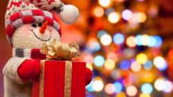 Праздники, Рождественские игрушки, Снежинки, Подарки, картинки, обои