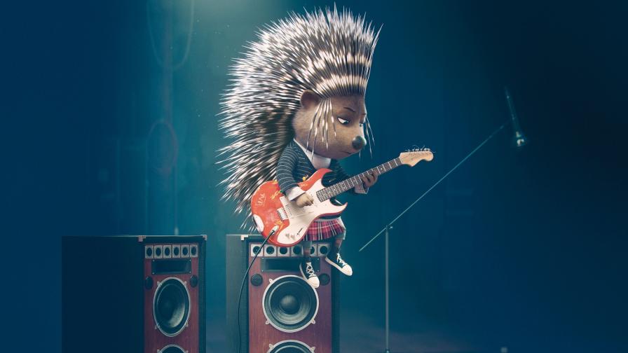 Путь к Славе, Пой, дикообраз, Эш, Скарлет Йоххансон, мультфильмы обои