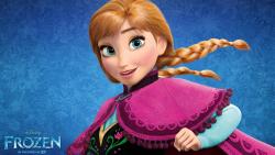 Сказочна принцесса Анна из мультфильма Холодное сердце