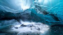Скачать, лед, река, вода, скалы, камни, для Iphone, обои, картинки