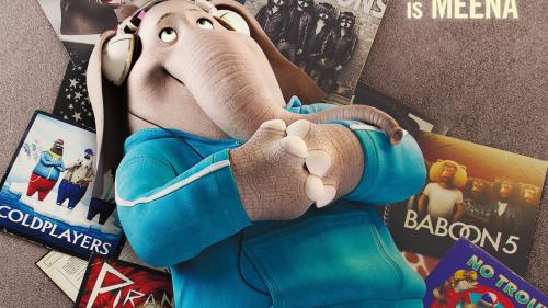 Слониха Мина, мультфильм, зверопой, meena, sing, HD обои, animation