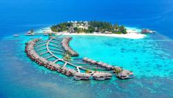 Тропический остров Мальдивы обои на рабочий стол