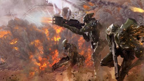 Фэнтези роботы воюют