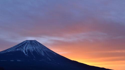 Холм, ночь, закат, небо, облака, обои hd, бесплатно