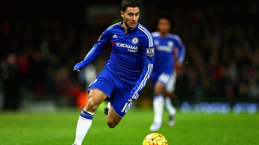 Эден Азар, бельгийский футболист, футболист обои hd