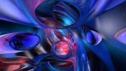 синие и красные формы