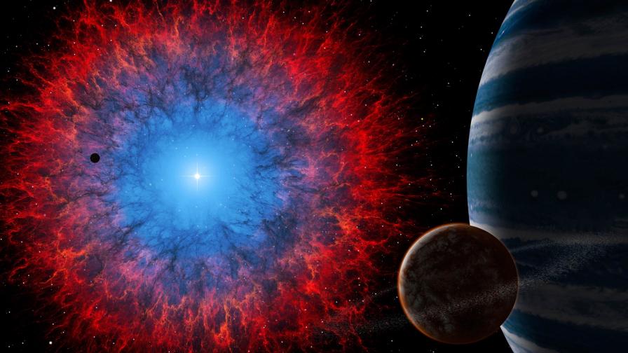 туманность, темный космос, небула, планета, галактика обои hd