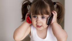 1920x1200, девочка, телефоны, игрушки, хвостики