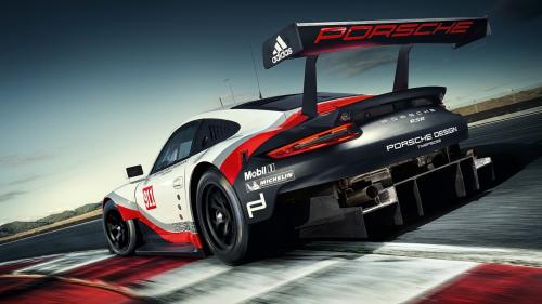 2017, porsche, 911, rsr, Порше, спорткар, автомобиль, гонка