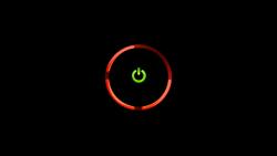 Черный фон с кругом