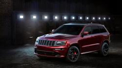 Jeep Grand Cherokee SRT8 кроссовер ночью обои HD