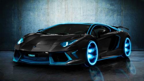 Lamborghini Aventador черного цвета машина ломбаргини