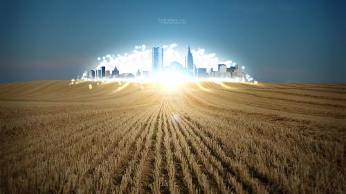 Stadt der Zukunft im Bereich